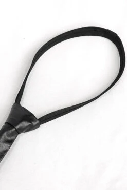 Funeral Wake Leather Necktie -Vampirefreaks Sale Store funeral wake leather necktie hats scarves headwear 700733