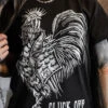 Punk Rock Chicken T-shirt -Vampirefreaks Sale Store funny goth shirt