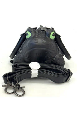 Black Toad Bag [Green Glow Eyes] -Vampirefreaks Sale Store funny halloween handbag
