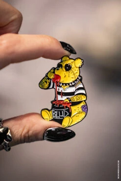 Winnie The Pooh's Bloody Honey Enamel Pin