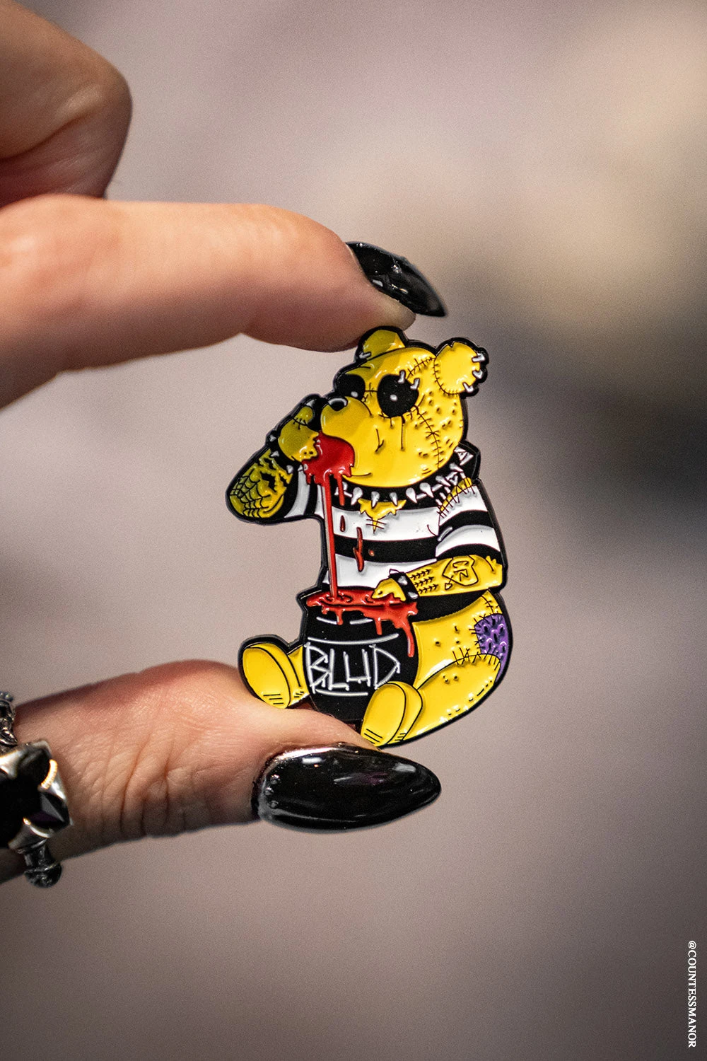 Winnie The Pooh's Bloody Honey Enamel Pin 1 Winnie The Pooh's Bloody Honey Enamel Pin