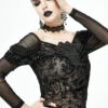 Netherworld Draped Shoulder Top 18 Netherworld Draped Shoulder Top -Vampirefreaks Sale Store gdgfdgdgfd