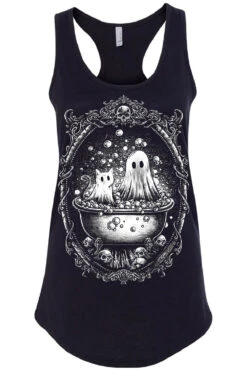 Bath Buddies T-shirt -Vampirefreaks Sale Store ghost bath buddies racerback tank black front