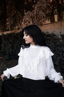 Phantasm Blouse -Vampirefreaks Sale Store ghost blouse