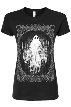 Ghost Haunting T-shirt 19 Ghost Haunting T-shirt -Vampirefreaks Sale Store ghost haunting womens tshirt
