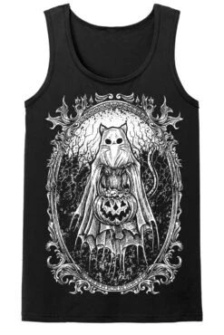 Ghost Kitty T-shirt -Vampirefreaks Sale Store ghost kitty t shirt graphic t shirt 617845