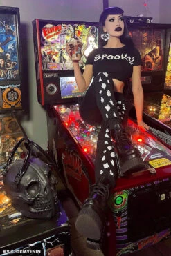 Ooky Spooky Ghost Joggers -Vampirefreaks Sale Store ghost pants