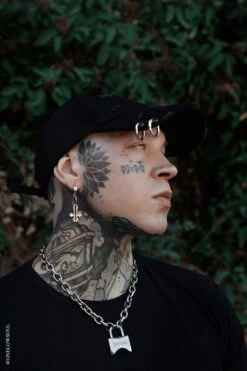 Ghost Pierced Baseball Cap -Vampirefreaks Sale Store ghost pierced baseball cap hats scarves headwear 510170