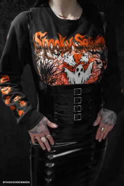 Spooky Season Sweatshirt -Vampirefreaks Sale Store ghost vintage top