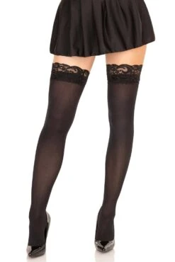 LEG AVENUE Ghostess Lace Top Thigh Highs -Vampirefreaks Sale Store ghostess lace top thigh highs socks stockings 290027