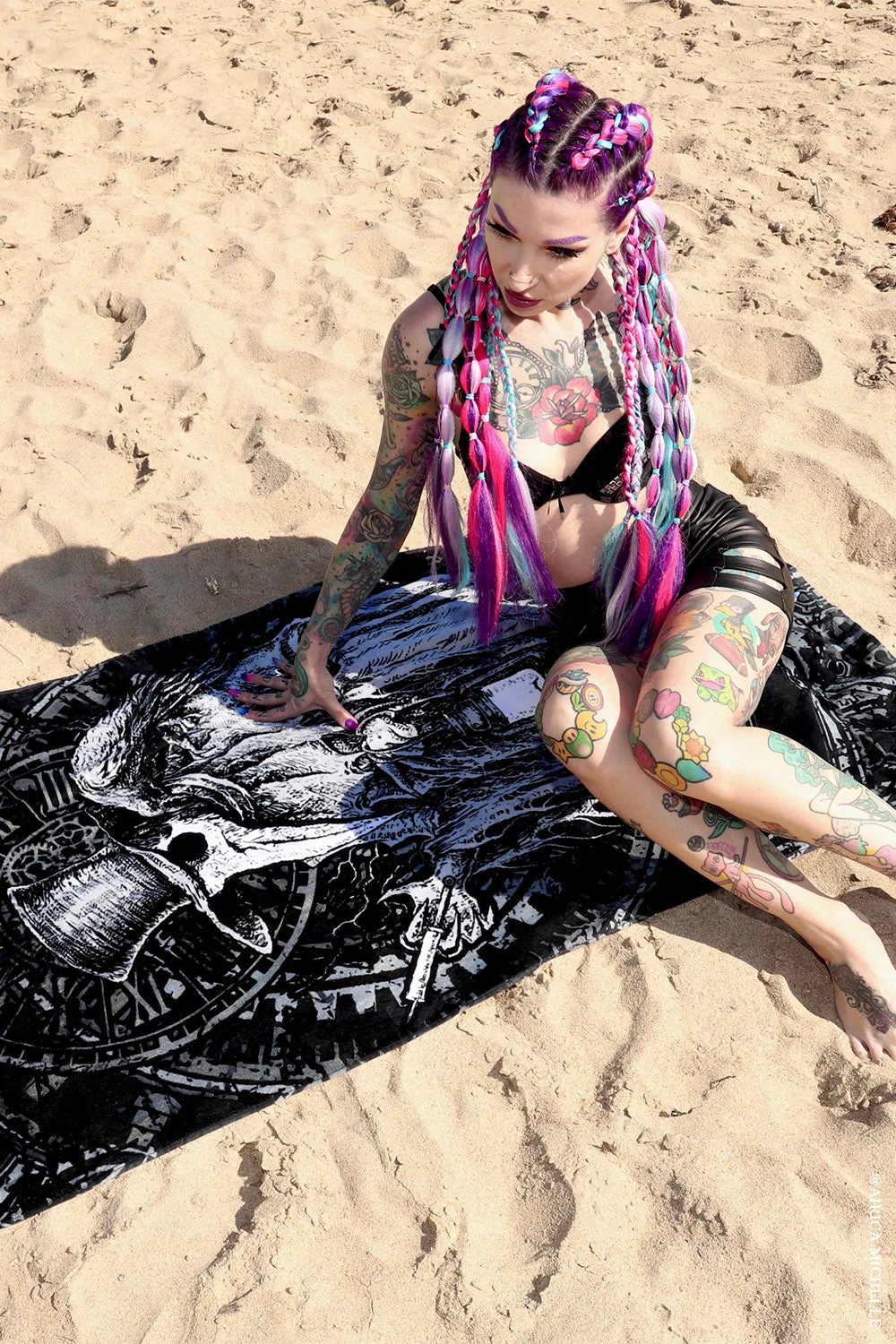 Plague Doctor Beach Towel 11 Plague Doctor Beach Towel - Image 11