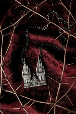 Tyn Cathedral Necklace -Vampirefreaks Sale Store goth castle necklace 524045de aeaf 46e7 81de d9e98d737bb7