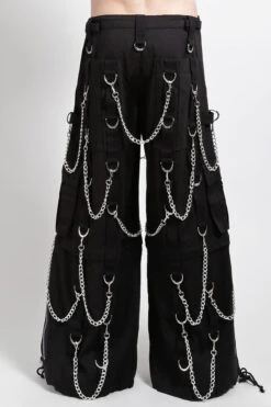 Tripp NYC Super Chain Pants [Black] -Vampirefreaks Sale Store goth chain pants
