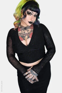 Spinnerette V-Neck Top 14 Spinnerette V-Neck Top -Vampirefreaks Sale Store goth clothes 3f017985 8c03 4ca7 bb09 717272787878