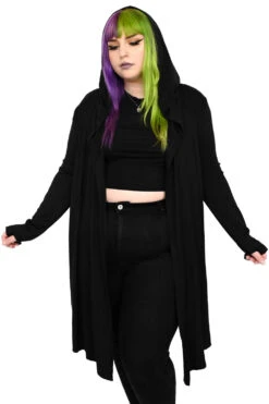 OG Reserve Long Sleeve Cardigan Hoodie -Vampirefreaks Sale Store goth clothes ab5161e9 734e 49e5 91f8 192ad254de52
