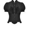 Mourning Hour Puffed Shoulder Top [Black]