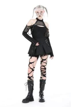 Goth Club Fishnet Top
