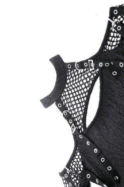 Goth Club Fishnet Top -Vampirefreaks Sale Store goth club fishnet top womens tops 589002