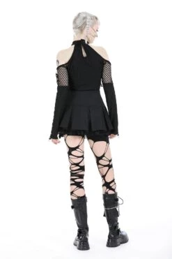 Goth Club Fishnet Top -Vampirefreaks Sale Store goth club fishnet top womens tops 967993
