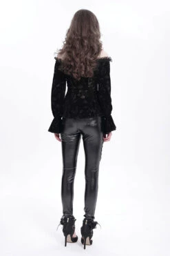 Haunted Doll Peplum Top -Vampirefreaks Sale Store goth doll blouses