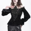 Haunted Doll Peplum Top -Vampirefreaks Sale Store goth doll clothes for women