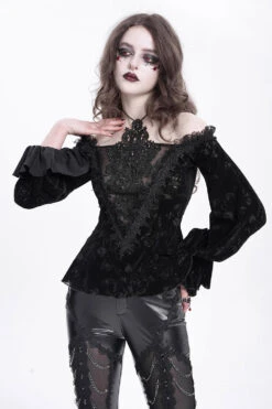 Haunted Doll Peplum Top