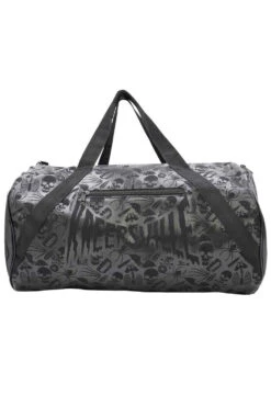 Skull Black Barrel Bag 5 Skull Black Barrel Bag -Vampirefreaks Sale Store goth duffel bag
