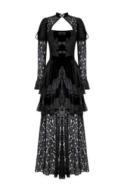 Royalcore Layered Dark Princess Dress -Vampirefreaks Sale Store goth gown faa67289 f494 4e69 86d3 0faac57d4c2f