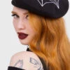 Black Widow Beret Hat -Vampirefreaks Sale Store goth hat b34a369d 2d2b 4961 a5e7 5ba1ac024c27