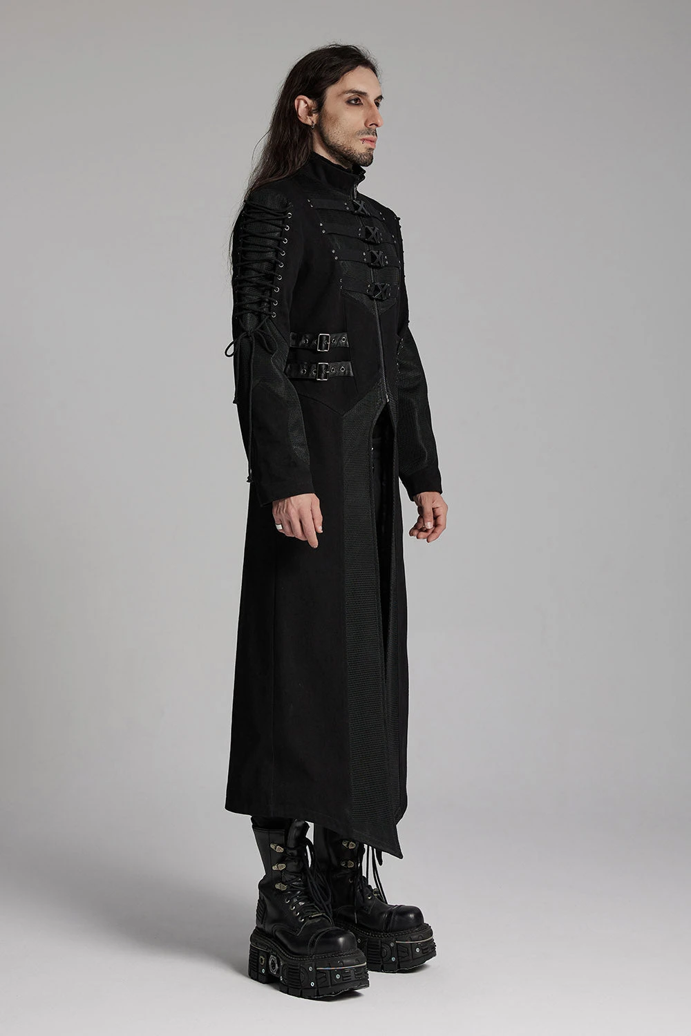 Rasputin Rivet Studded Trenchcoat 3 Rasputin Rivet Studded Trenchcoat - Image 3