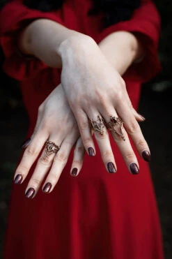 Spirescape Ring [Champagne Gold] -Vampirefreaks Sale Store goth jewelry db2035dc 8fe2 4d50 801e 11840a9c4cca