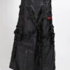 Tripp NYC Zip Off Mega Nylon Skirt -Vampirefreaks Sale Store goth long skirt