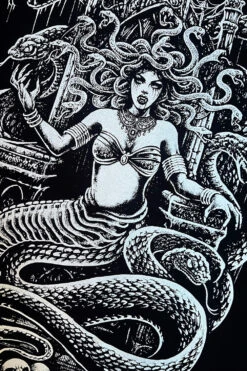 Medusa's Throne Hoodie -Vampirefreaks Sale Store goth medusa clothes