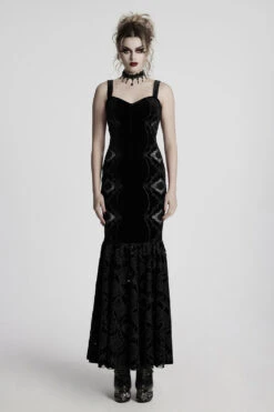 Mermaid Tears Lace-Up Fishtail Dress -Vampirefreaks Sale Store goth mermaid dress