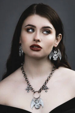 Lethal Earrings -Vampirefreaks Sale Store goth necklaces c9378686 7cd5 4dde 8b1f 1283174a3d74