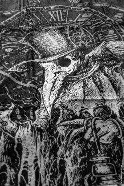 Plague Doctor Beach Towel 17 Plague Doctor Beach Towel -Vampirefreaks Sale Store goth pool towel