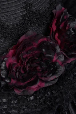Mourning Hour Floppy Goth Hat -Vampirefreaks Sale Store goth rose hat 3f1682f7 b5ac 4b8e a3ac 016693c8f981
