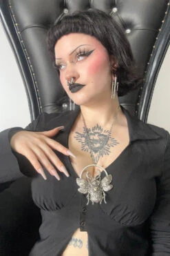 Scarab Rising Necklace -Vampirefreaks Sale Store goth scarb necklace