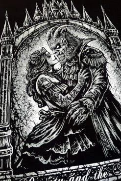 Beauty And The Beast T-shirt -Vampirefreaks Sale Store goth shirt 03344ff6 08d2 40ca be05 fed1245335ad