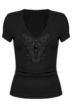 Melancholia Embroidered Short Sleeve Shirt 9 Melancholia Embroidered Short Sleeve Shirt -Vampirefreaks Sale Store goth shirt 40ade87d 2751 4ba7 804b fb7ac87004c9