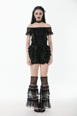 Black Ballet Mesh Leg Warmers -Vampirefreaks Sale Store goth socks 8711174e ec1c 4bad b245 c7d873b95249