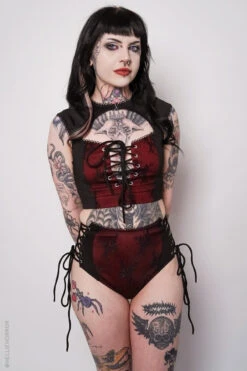 Deadly Kiss Bikini Bottoms -Vampirefreaks Sale Store goth swimwear 610793d0 8c10 426d b9ed e3a938949ec9