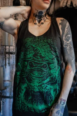 Witch Toad T-shirt -Vampirefreaks Sale Store goth tank top