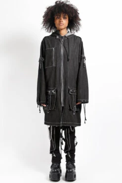 Night Walker Trench Coat -Vampirefreaks Sale Store goth trenchcoat