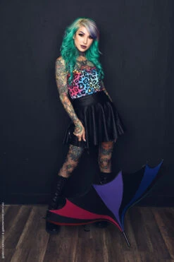 Batwing Pagoda Umbrella [Goth Rainbow] -Vampirefreaks Sale Store goth umbrella 689fdeba 40c0 420b be1b 99c6b65aa964