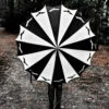 Batwing Pagoda Umbrella [Batty Black/White] -Vampirefreaks Sale Store goth umbrella c8ca58e5 fe56 4c2b a952 d89cc882df84