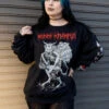 Merry Krampus Sweatshirt -Vampirefreaks Sale Store goth xmas sweatshirt