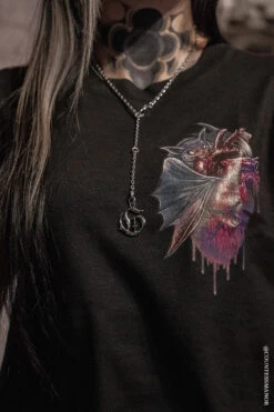 Bat Bite T-shirt -Vampirefreaks Sale Store gothic bat graphic tshirt
