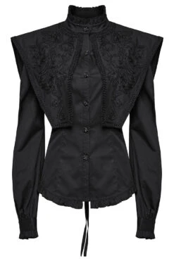 Withering Heights Button Up Shirt [Black] -Vampirefreaks Sale Store gothic blouse 21420b52 3524 450d b9e1 5cb16e5df68f