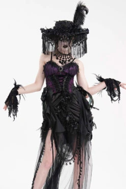 Dark Duchess Tassel Hat -Vampirefreaks Sale Store gothic caps